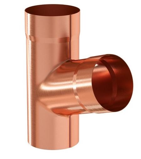 Водосток Aquasistem, система 150/100 - Тройник трубы медный купить в Учалах