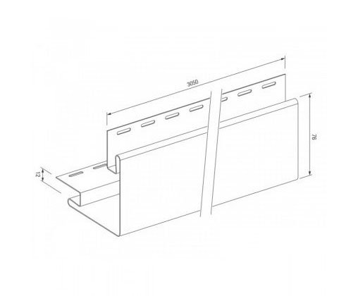 Внешний угол для винилового сайдинга VOX STANDART купить в Учалах