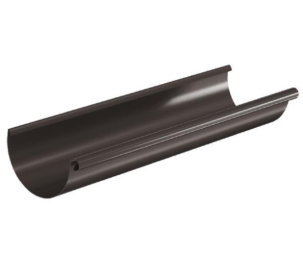Водосток Aquasistem, система 125x90 - Водосточный желоб 3.00м RR 32 Тёмно-Коричневый купить в Учалах