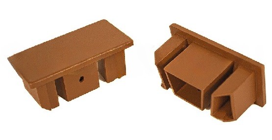 Заглушка для перил торцевая из алюминия GardenParkett Орех купить в Учалах