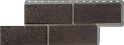 Фасадная панель Альта-Профиль Неаполитанский камень - Коричневый купить в Учалах