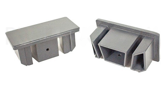 Заглушка для перил торцевая из алюминия GardenParkett Серый купить в Учалах