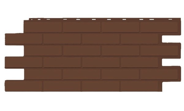 Фасадная панель T-Siding Кирпич Модерн Эко Браун купить в Учалах