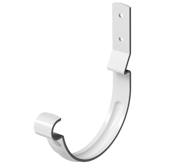 Карнизный крюк короткий D125 (гнутый) Döcke STAL PREMIUM Пломбир, (RAL 9010) купить в Учалах