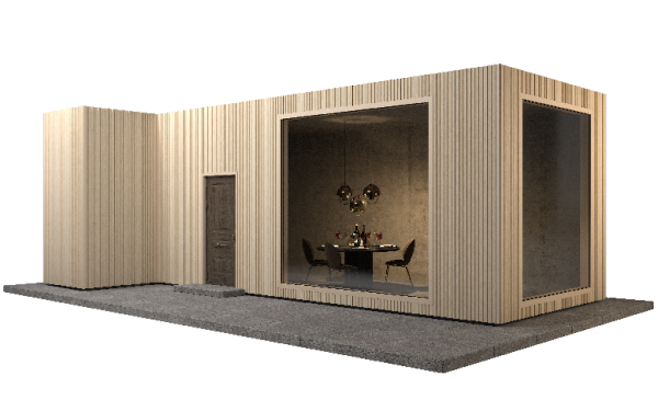 Фасадная панель GRINDERDECO, ДПК,двухсторонняя Выбеленный дуб купить в Учалах