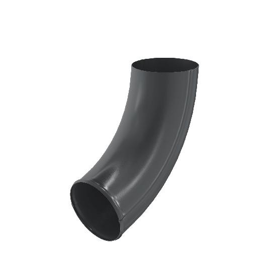 Водосток Aquasistem, система 150/100 - Отвод трубы RAL 7024 Тёмно-серый купить в Учалах