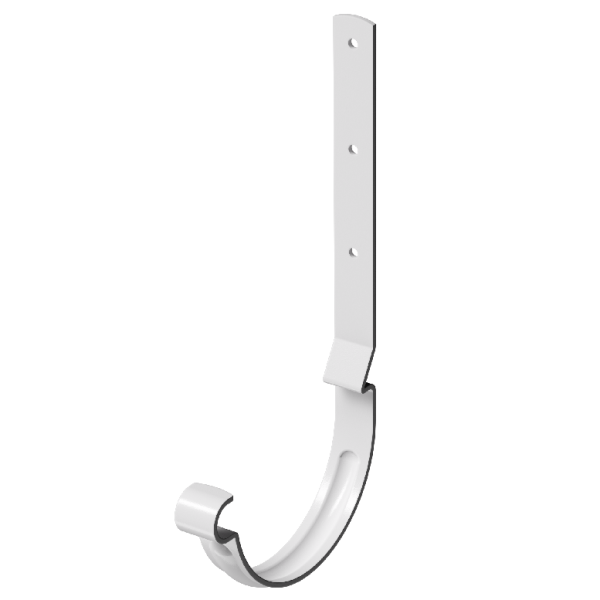 Карнизный крюк длинный D125 Döcke STAL PREMIUM Пломбир, (RAL 9010) купить в Учалах