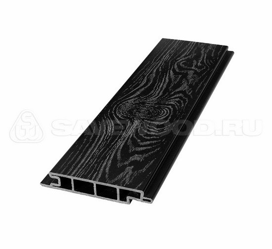 Террасная доска из ДПК SW Padus тангенциальный распил «SaveWood» черный купить в Учалах