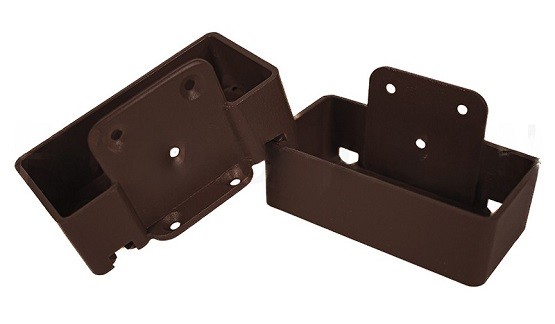 Крепление перил прямое из алюминия GardenParkett Венге купить в Учалах