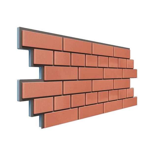 Фасадная термопанель Доломит кирпич 20мм Красный купить в Учалах