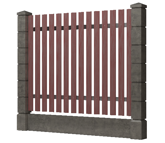 Заборная доска GRINDERDECO, ДПК, шлифованная Мербау купить в Учалах