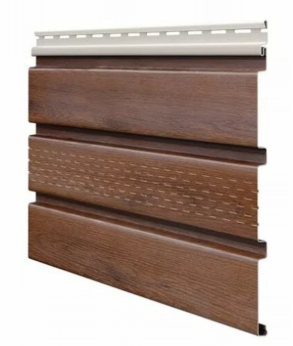 Софит ламинированный VOX UNICOLOR с центральной перфорацией, Коричневый купить в Учалах