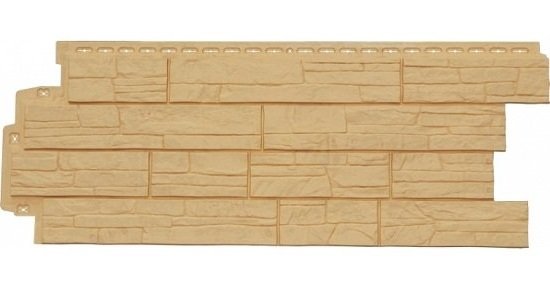 Фасадная панель Grand Line Сланец песочный купить в Учалах