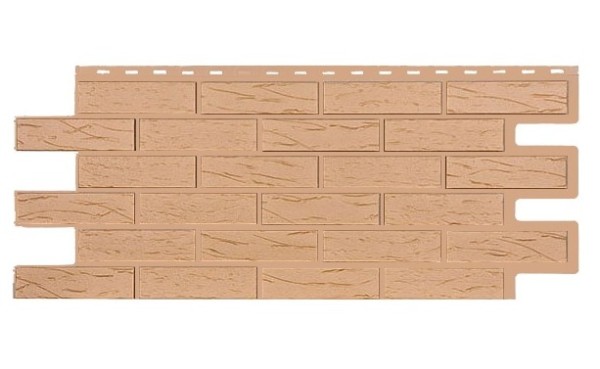 Фасадная панель T-Siding Кирпич Саман Эко Крем купить в Учалах