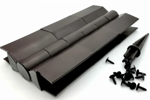 Угловой элемент поворотный, пластиковый от 60° до 300° для доски 225х30 мм из ДПК коричневый Holzhof  купить в Учалах