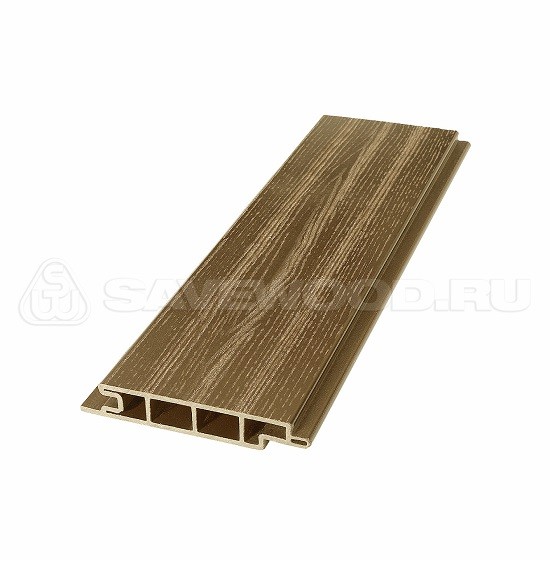 Террасная доска из ДПК SW Padus радиальный распил «SaveWood» тик купить в Учалах