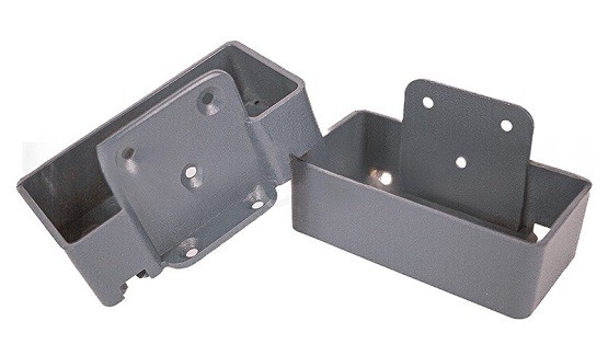 Крепление перил прямое из алюминия GardenParkett Серый купить в Учалах