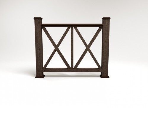 Ограждение из ДПК FG7 венге купить в Учалах