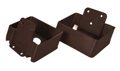 Крепления перил наклонное из алюминия GardenParkett Венге